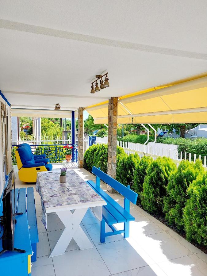 Villa Blue House Nea Kallikrateia Экстерьер фото