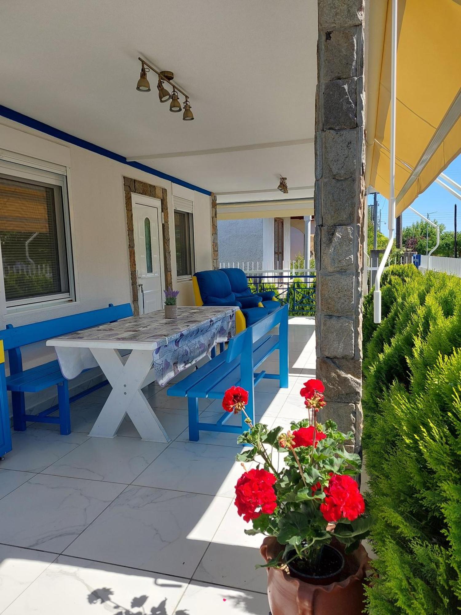 Villa Blue House Nea Kallikrateia Экстерьер фото